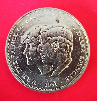 1981 Charles Diana Royal Wedding Crown Coin • £1
