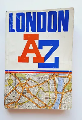 LONDON A-Z Street Map 3rd Edition VINTAGE 1995 • £1.88