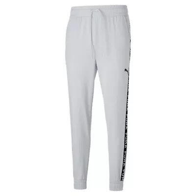 Puma Fit Lightweight Ppwr Drawstring Joggers Mens Grey Casual Athletic Bottoms 5 • $19.99