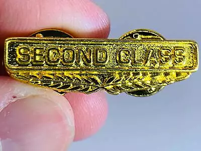 Second Class Military Memorabilia Vintage Gold Tack Pin V-5455 • $9.99