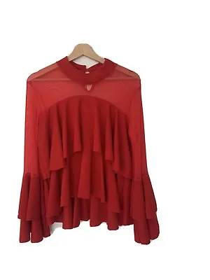 Red Riffle Top • £15