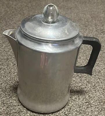 Vintage Comet 12 Cup Stovetop Percolator Coffee Pot *Complete* Cabin Camping • $17.07