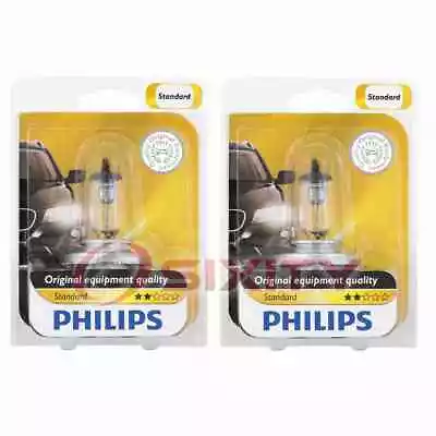 2 Pc Philips High Low Beam Headlight Bulbs For Daewoo Nubira 1999-2002 Yv • $17.95