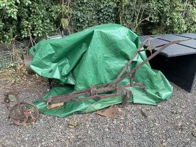£45 • Buy Horse Drawn Plough. Garden Ornament. Garretts Scuffler Converted To Plough.