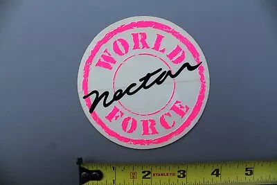 Nectar Surfboards Simon Anderson Neon Pink 80's OG V56B Vintage Surfing STICKER • $35