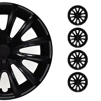 15  Wheel Covers Hubcaps For VW Jetta Black Matt Matte • $99.90