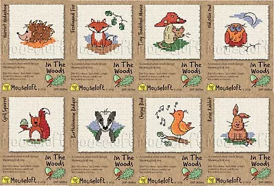 Mouseloft Mini Cross Stitch Kits - In The Woods - **BUY 3 OR MORE -15% OFF** • £4.09