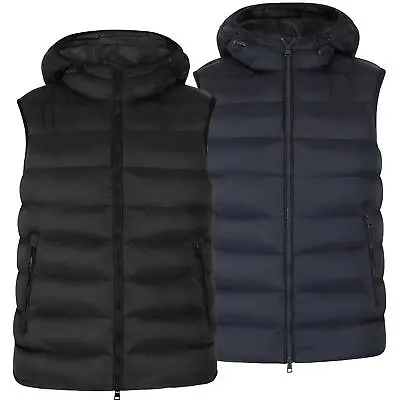 Mens Body Warmer Gilet Warm Padded Zip Pocket Quilted Jacket S-xxl • $23.64