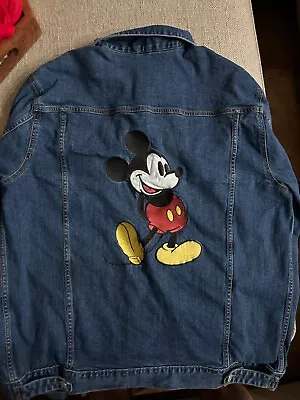 Mickey Mouse Disney Store Denim Jean Jacket XL • $44