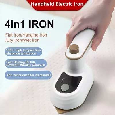 Handheld Electric Iron Garment Steamer Steam Mini  Ironing Machine Portable Iron • £10.29