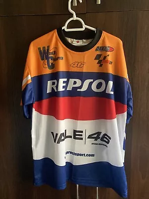 Valentino Rossi 46 VR46 T-shirt Repsol Honda Vintage World Champion MotoGP • $59