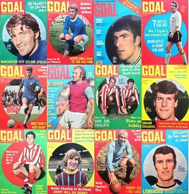 £3 • Buy Goal Football Magazine Cover Front Page Single Pictures Various Teams (Lot 002)