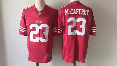 San Francisco 49ers #23Ed McCaffrey Men's Fan Sews Red Jerseys • $46.36