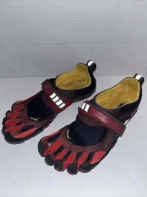 Vibram FiveFingers Shoes 18m0701 (Size: 9-9.5) Red/Black • $44.95