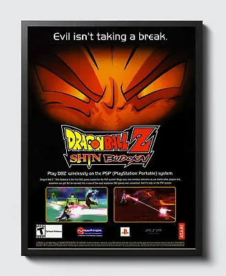 Dragon Ball Z Shin Budokai PSP Glossy Promo Poster Print Unframed G1511 • $14.98