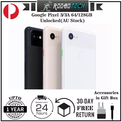 Google Pixel 3/3A 64/128GB Excellent Condition Unlocked(AU Stock) With Warranty • $399