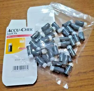 Accu Chek Fast Clix Lancets - 204 Tests / 34 Drums - SENT 'FLAT PACKED. 31/03/26 • £10.40