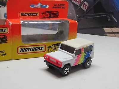 Matchbox - Land Rover 90 - Small Scale Toy - Rare Boxed - 1993 - Mb-16 • £6.99