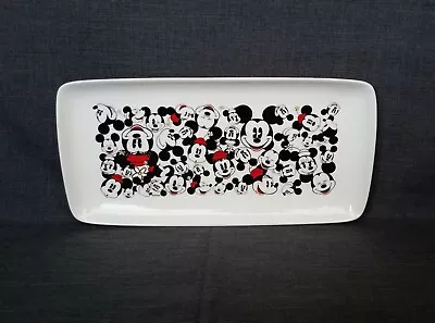 Disney All Over Mickey & Minnie Ceramic Serving Tray • $21.95