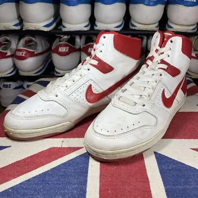 Nike Delta Force US10 White X Red 1987 Vintage Sneakers • $998