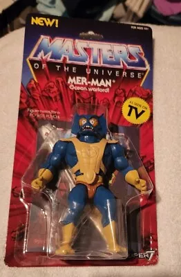 Masters Of The Universe MER-MAN MOTU Super7 Figure 2019 • $34.99