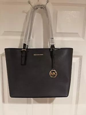 Michael Kors Leather Tote And Wallet New Jet Set Travel • $53