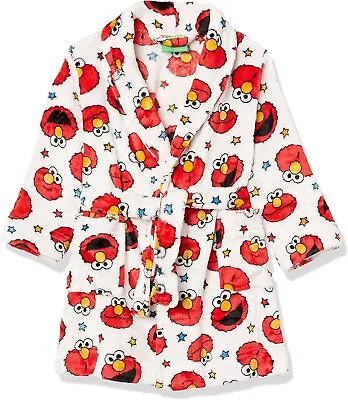 Sesame Street Toddler Boys Elmo Superstar Robe Size 2T 3T 4T • $20.99