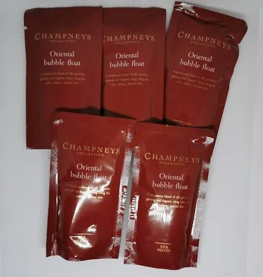 5x Champneys Spa Indulgence ORIENTAL Bubble Float 20ml (100ml) Sealed Sachets  • £14.99