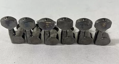 2008 Ibanez RG321MH Inline-6 Tuning Pegs Tuners Cosmo Black Two-Pin • $27.95