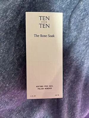 Ten Over Ten- The Rose Soak Acetone-Free Nail Polish Remover • $12.50