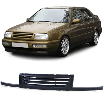 $50.24 • Buy Front Black Badgeless Grill Without Emblem For VW Vento/ Jetta MK3 92-99