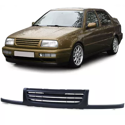 Front Black Badgeless Grill Without Emblem For VW Vento/ Jetta MK3 92-99 • $50.86