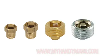 Radiator Air Vent Bleed Valves BSP 1/8th 1/4  & 1/2  Brass Or Chrome • £4.25