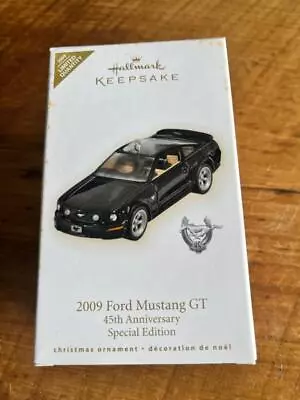 Hallmark Keepsake Ornament 2009 Ford Mustang GT Limited 45th Anniversary Special • $39.94