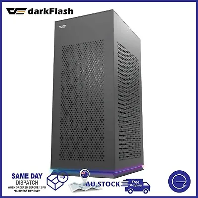DarkFlash DLH21 PC Case ITX Mini Tower Computer Case Well-Airflow With RGB Light • $99