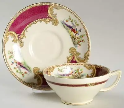 Myott Staffordshire Chelsea Bird Red Cup & Saucer 6498625 • $15.99