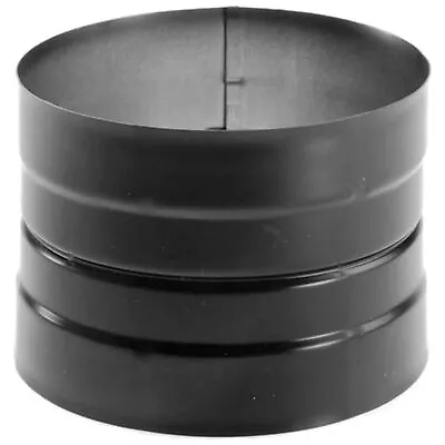 DuraVent DuraBlack 6  Single Wall Drip Free Skirted Stove Top Adapter Black • $42.99