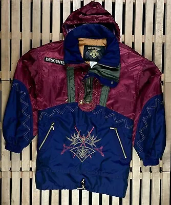 Mens Vintage Nylon Jacket Descente Size 50 • $79