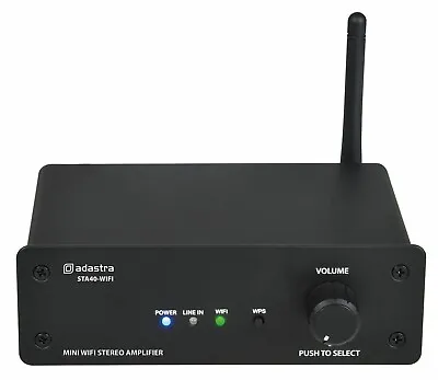 Adastra 103.110UK Amplifier Wi-fi 2 Channel Wireless Music Streaming Amp • £99.99