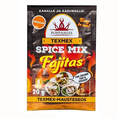 Texmex Tacos And Fajitos Spice Mix Seasoning For Kebab Chicken Spiciness Medium • £1.49