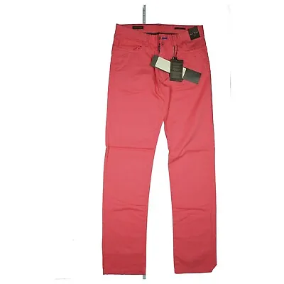 Jean Biani Men's Chino Premium Trousers Slim Fit Summer 46 W29 L32 Pink New • $75.10