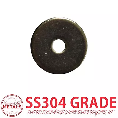 M4 (4mm) X 20mm | A2-70 Stainless Steel Penny Repair Mudguard Washers • £5.75
