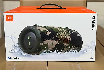 JBL Xtreme 3 Rechargeable Portable Wireless Bluetooth IPhone Speaker CAMO NEW • £179.99