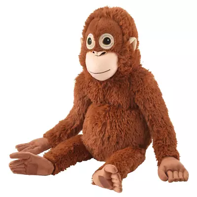 IKEA DJUNGELSKOG Orangutan Plush Soft Toy Stuffed Monkey Animal 26   Toy Brown • $26.99