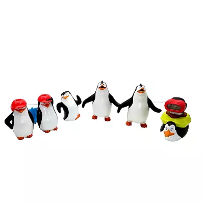 2015 Madagascar Penguins PVC Toys Figurine For McDonald's Happy Meal Set Of 6 • $14.99