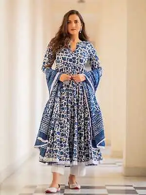 £29.08 • Buy Anarkali Suiit 3pc Suit Pakistani Salwar Kameez Indian Kurti With Pant Duppata