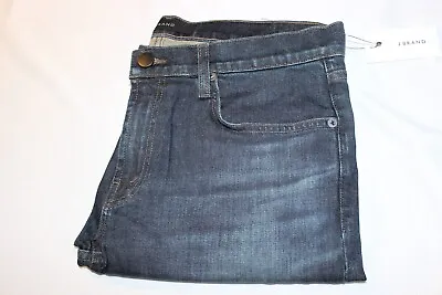 J Brand Men's Tyler Slim Fit Revelled Cotton Blue Denim Jeans $185 Size 28 • $99.99