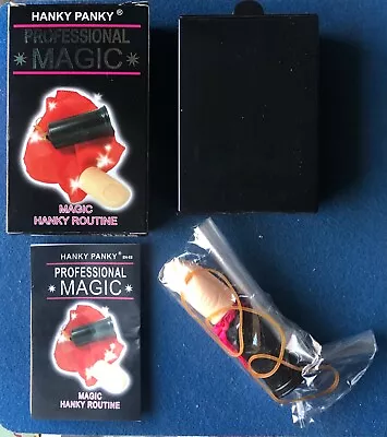 Magic Trick Hanky Panky Vanishing Hanky Routine & Drawer Box Sealed • $14.95