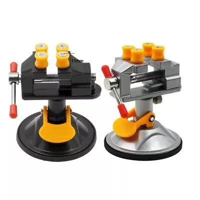 Universal Mini Suction Vise Clamp 360 Degrees Drill Press Vise Table Bench Vice • £8.98