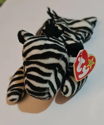 Ty Beanie Babies - Ziggy The Zebra  Soft Plush Toy Retired 1995 • £11.99